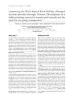 Conserving the black-flanked rock-wallaby (petrogale lateralis lateralis) through tourism: Development of a habitat ranking system for translocated animals and the need for on-going management