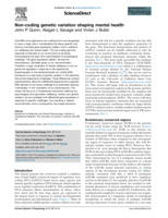 Non-coding genetic variation shaping mental health