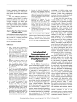 Intrafamilial transmission of methicillin-resistant Staphylococcus aureus