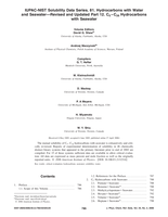 IUPAC-NIST solubility data series. 81. Hydrocarbons with water and seawater - Revised and updated part 12. C 5-C 26 hydrocarbons with seawater