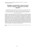 Modelling coastal planning in southwest Western Australia: Complexity, collaboration and climate adaptation