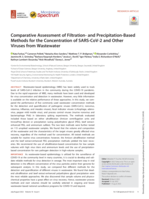 Comparative assessment of filtration- and precipitation-based methods for the concentration of SARS-CoV-2 and other viruses from wastewater
