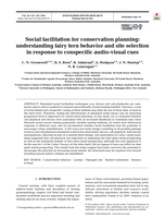 Social facilitation for conservation planning: understanding fairy tern behavior and site selection in response to conspecific audio-visual cues
