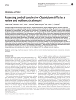 Assessing control bundles for Clostridium difficile: a review and mathematical model