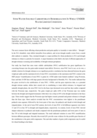 Stem water soluble carbohydrate remobilization in wheat under water limited conditions