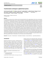 Transformation archetypes in global food systems