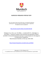 An analysis of the sensitivity and specificity of MHC-I and MHC-II immunohistochemical staining in muscle biopsies for the diagnosis of inflammatory myopathies