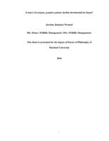 Is tuart (Eucalyptus gomphocephala) decline detrimental for fauna?