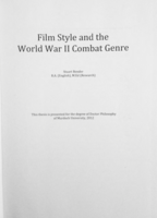 Film style and the World War II combat genre