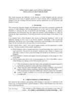 A Long Overdue Clarification of Wilful Blindness