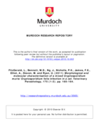 Morphological and molecular characterisation of a mixed Cryptosporidium muris/Cryptosporidium felis infection in a cat