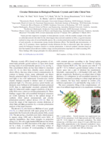 Circular dichroism in biological hotonic Crystals and Cubic Chiral Nets