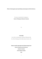 Effects of silencing green peach aphid (Myzus persicae) genes via RNA interference