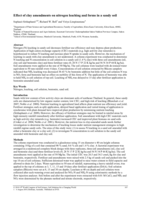 Effect of clay amendments on nitrogen leaching and forms in a sandy soil