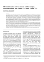 Chronic interaction between humans and free-ranging bottlenose dolphins near Panama City Beach, Florida
