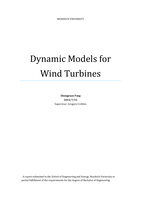 Dynamic models for wind turbines