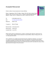 Criterion validity of manual assessment of spinal stiffness