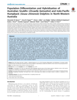 Population differentiation and hybridisation of Australian snubfin (Orcaella heinsohni) and Indo-Pacific humpback (Sousa chinensis) dolphins in north-western Australia