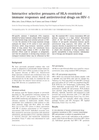Interactive selective pressures of HLA-restricted immune responses and antiretroviral drugs on HIV-1