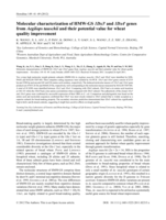 Molecular characterization of HMW-GS 1Dx3t and 1Dx4t genes from Aegilops tauschii and their potential value for wheat quality improvement