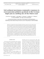 Soft sediment meiofauna community responses to environmental pollution gradients in the German Bight and at a drilling site off the Dutch coast
