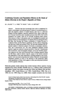 Combining genetics and population history in the study of ethnic diversity in the People’s Republic of China