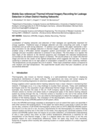 Mobile geo-referenced thermal infra-red imagery recording for leakage detection in urban district heating networks,” Applied Geoinformatics for Society and Environment