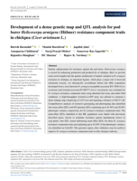 Development of a dense genetic map and QTL analysis for pod borer Helicoverpa armigera (Hübner) resistance component traits in chickpea ( Cicer arietinum L .)