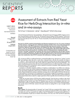 Assessment of extracts from red yeast rice for herb-drug interaction by in-vitro and in-vivo assays