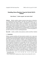 Modelling elasto-plasticity using the hybrid MLPG method