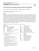 The role of exercise and hypoxia on glucose transport and regulation