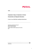 Anaphylaxis in Dogs: An Exploration of Clinical Characteristics and Diagnostic Biomarkers