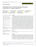 Linking life history to landscape for threatened species conservation in a multiuse region