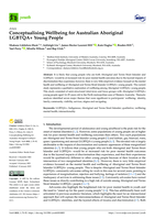 Conceptualising wellbeing for Australian Aboriginal LGBTQA+ young people