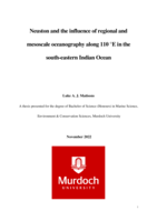 Neuston and the influence of regional and mesoscale oceanography along 110 °E in the south-eastern Indian Ocean