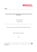 A Theoretical Model of Authentic Leadership for Emerging Economies: Development and Estimation