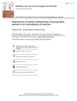 Experiences of sexual relationships of young black women in an atmosphere of coercion