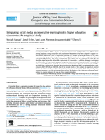 Integrating social media as cooperative learning tool in higher education classrooms: An empirical study