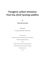 Pyrogenic carbon emissions from the 2019 Yanchep wildfire