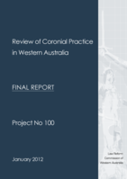 Review of coronial practice in Western Australia: Final report