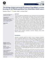 The biology of giant ostracods (Crustacea, Cyprididae), a review focusing on the Mytilocypridinae from Australian inland waters