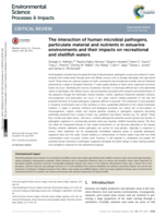 The interaction of human microbial pathogens, particulate material and nutrients in estuarine environments and their impacts on recreational and shellfish waters