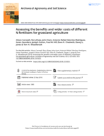 Assessing the benefits and wider costs of different N fertilisers for grassland agriculture