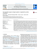 Soil microbial organic nitrogen uptake is regulated by carbon availability