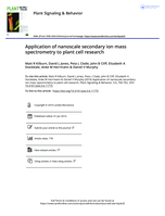 Application of nanoscale secondary ion mass spectrometry to plant cell research