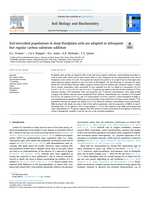 Soil microbial populations in deep floodplain soils are adapted to infrequent but regular carbon substrate addition