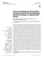 Primer and Database Choice Affect Fungal Functional but Not Biological Diversity Findings in a National Soil Survey