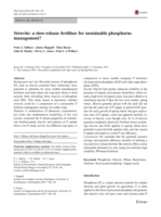 Struvite: a slow-release fertiliser for sustainable phosphorus management?