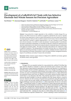 Development of a LoRaWAN IoT Node with Ion-Selective Electrode Soil Nitrate Sensors for Precision Agriculture