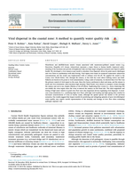 Viral dispersal in the coastal zone: A method to quantify water quality risk
